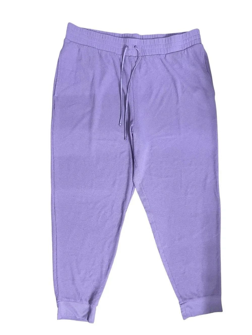 Victoria’s Secret Purple Waffle Knit Jogger Lounge Pants Women’s XL